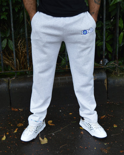 Bubble White Trackies