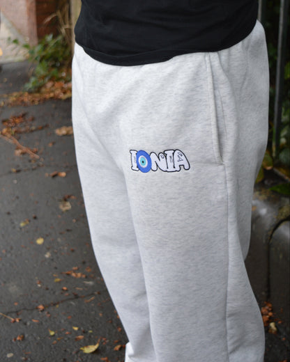 Bubble White Trackies