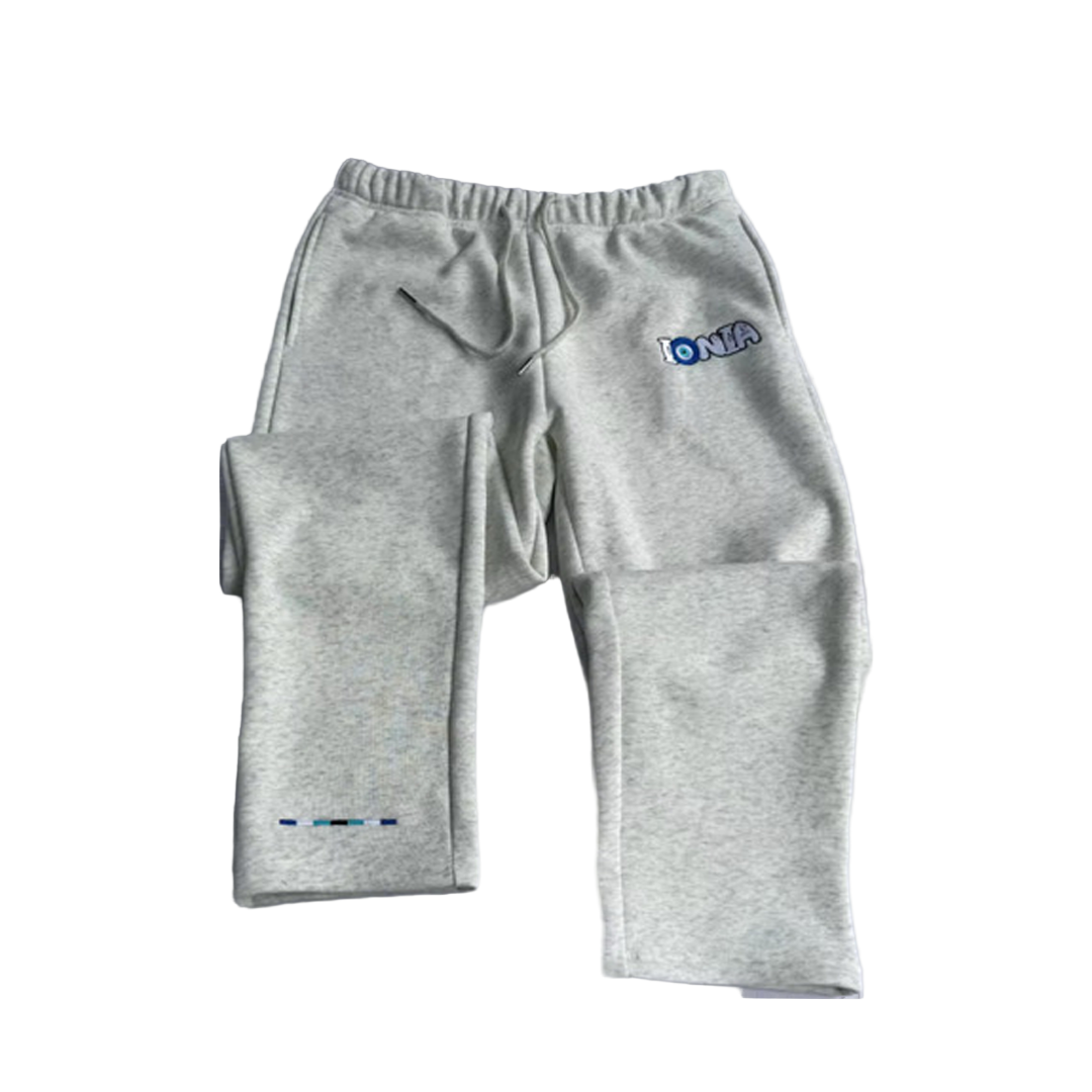 Bubble White Trackies